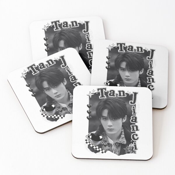 Item preview, Tan Jianci C-Drama Actor Black and White Collage Design designed and sold by AJUNICE STUDIO.