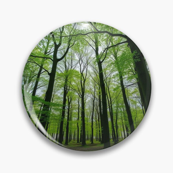 Item preview, Tranquil Spring Forest with River and Towering Beech Trees designed and sold by hjian8219.