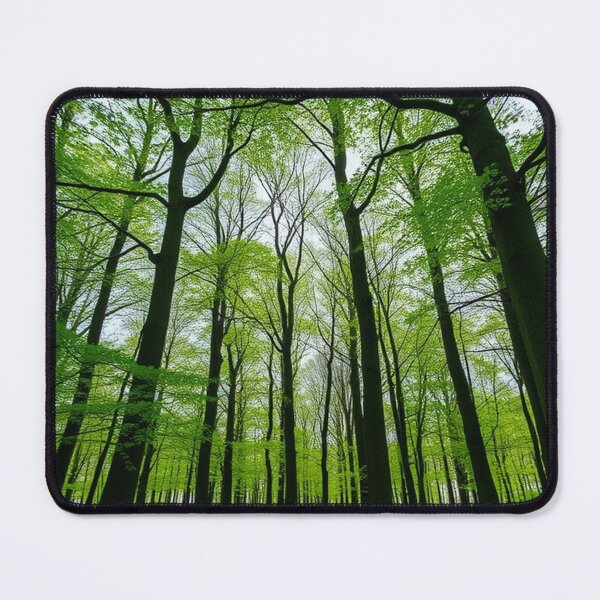 Item preview, Tranquil Spring Forest with River and Towering Beech Trees designed and sold by hjian8219.