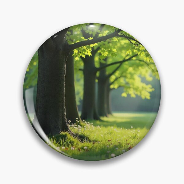 Item preview, Tranquil Spring Forest with River and Towering Beech Trees designed and sold by hjian8219.