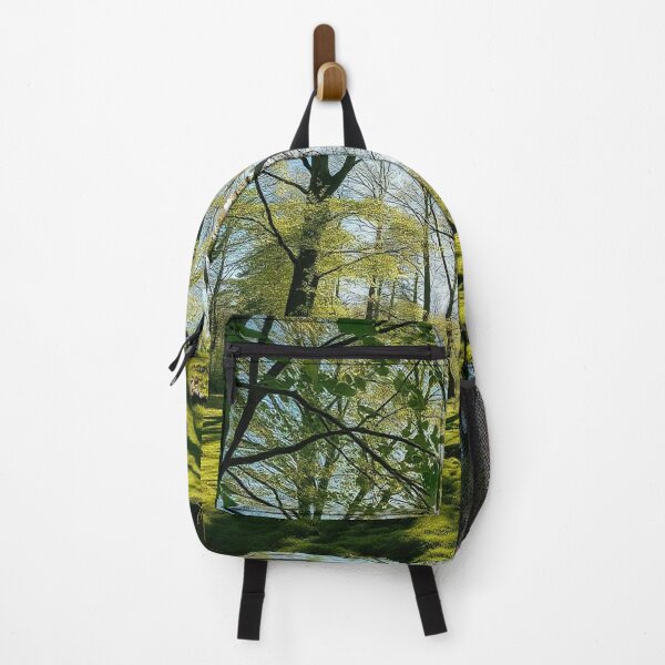 Item preview, Tranquil Spring Forest with River and Towering Beech Trees designed and sold by hjian8219.