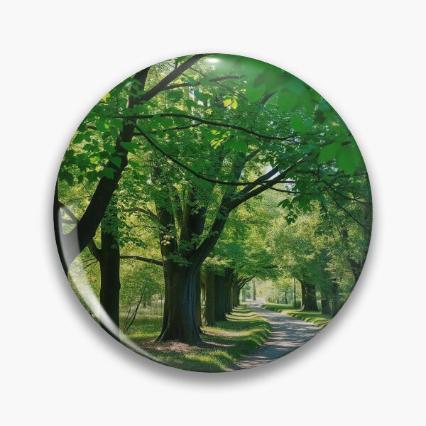 Item preview, Tranquil Spring Forest with River and Towering Beech Trees designed and sold by hjian8219.