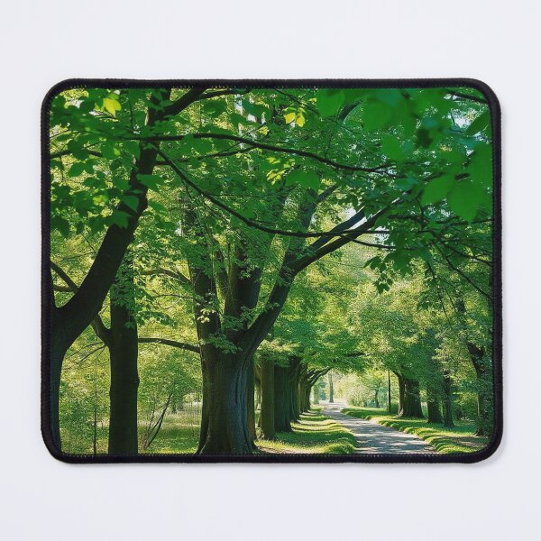 Item preview, Tranquil Spring Forest with River and Towering Beech Trees designed and sold by hjian8219.