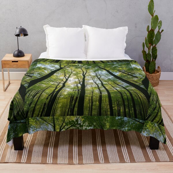 Item preview, Tranquil Spring Forest with River and Towering Beech Trees designed and sold by hjian8219.