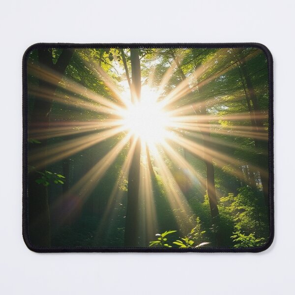 Item preview, Tranquil Spring Forest with River and Towering Beech Trees designed and sold by hjian8219.
