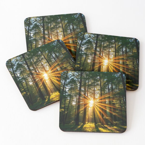 Item preview, Tranquil Spring Forest with River and Towering Beech Trees designed and sold by hjian8219.