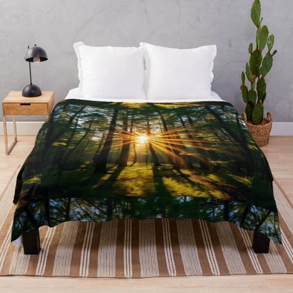Item preview, Tranquil Spring Forest with River and Towering Beech Trees designed and sold by hjian8219.