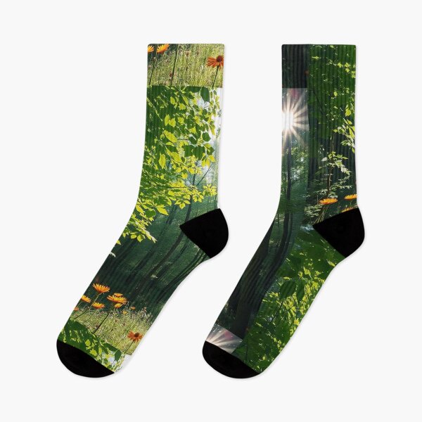 Item preview, Tranquil Spring Forest with River and Towering Beech Trees designed and sold by hjian8219.
