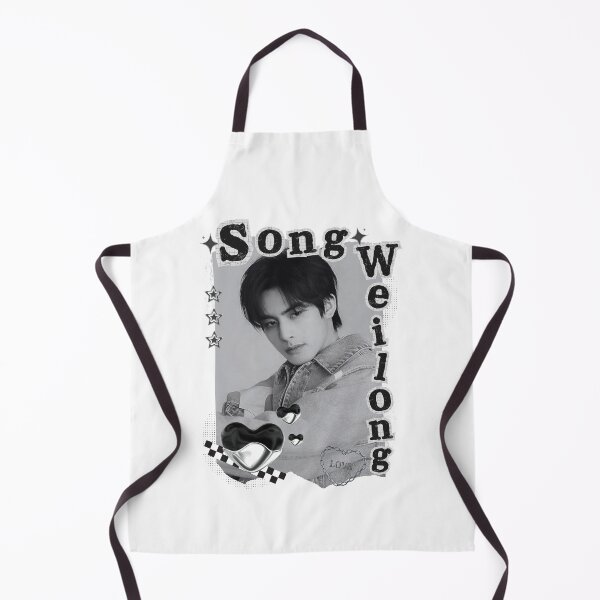 Item preview, Song Weilong C-Drama Actor Black and White Collage Design designed and sold by AJUNICE STUDIO.