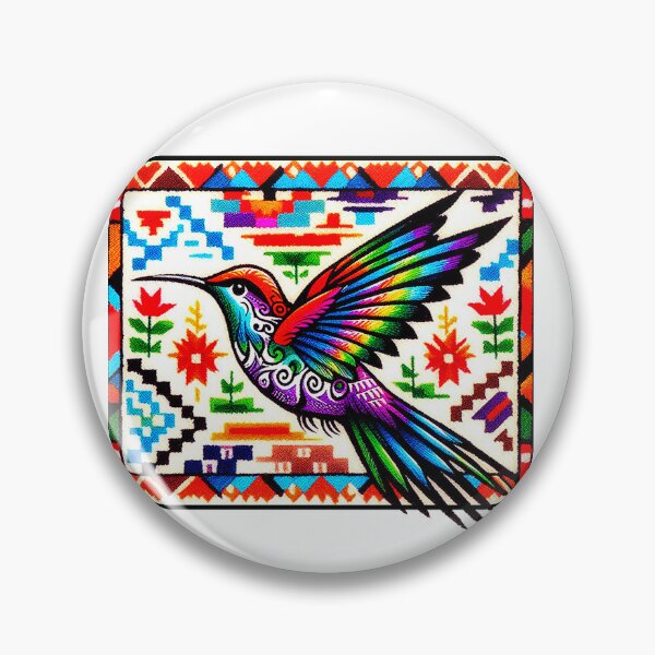 Item preview, Hummingbirds on Southwestern Tile designed and sold by NativeGraffix.