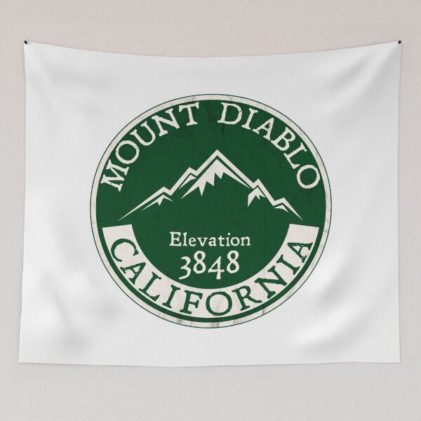 Item preview, Mount Diablo California Hiking Climbing Contra Costa designed and sold by DESTINATIONS DECAL.