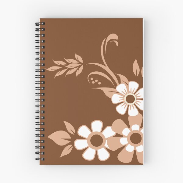 Item preview, Floral and Swirls On brown  designed and sold by studioart.