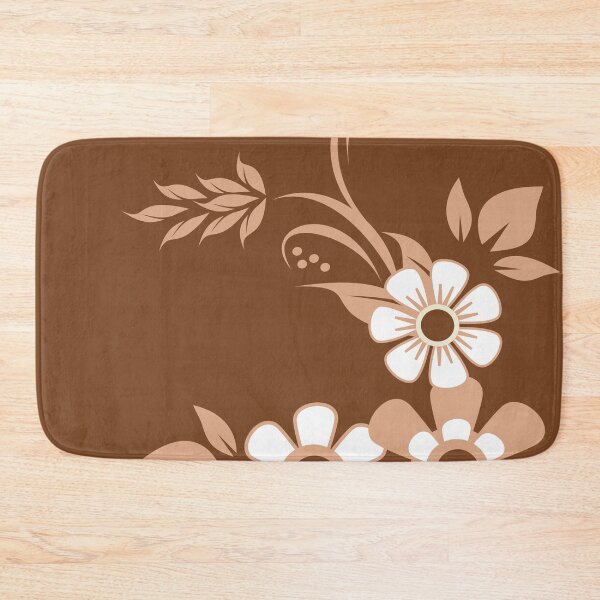 Item preview, Floral and Swirls On brown  designed and sold by studioart.