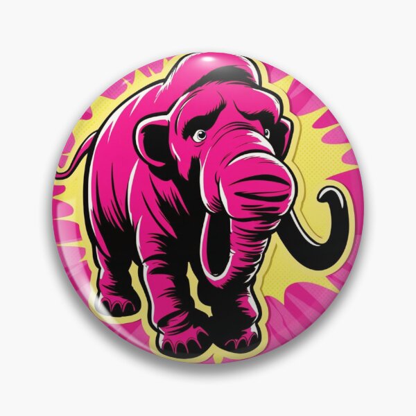 Item preview, pink mammoth designed and sold by MessOnClothes.