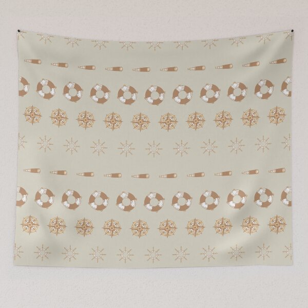 Item preview, Classic Maritime Elements Pattern designed and sold by 2CreativeNomads.