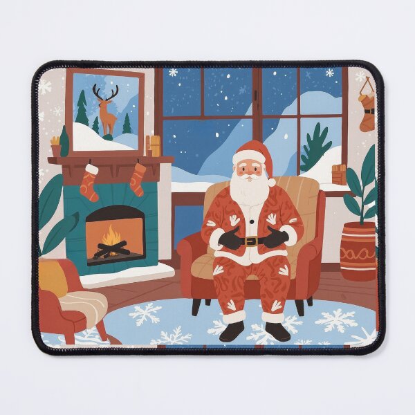 Item preview, RETRO SANTA AESTHETIC CLEAN MINIMAL LIVING ROOM ART #2 designed and sold by Arts4U.