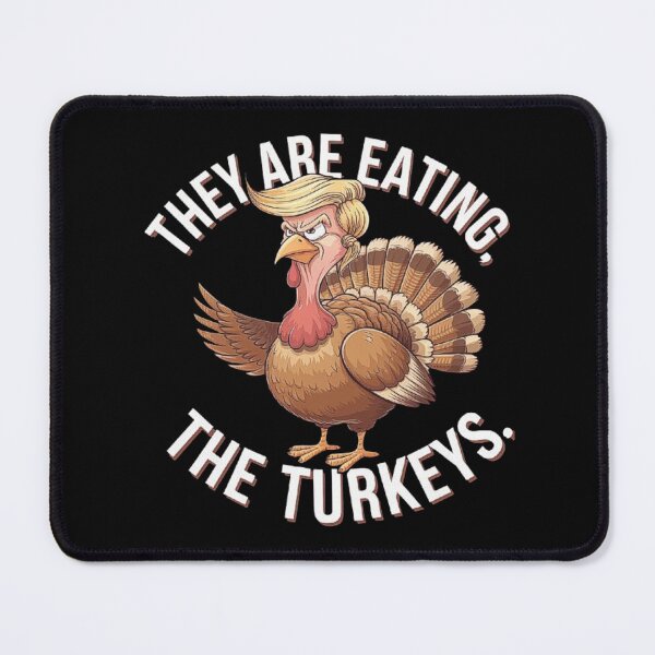 Item preview, They Are Eating the Turkeys – Funny Angry Turkey Cartoon Design for Thanksgiving designed and sold by love3617.