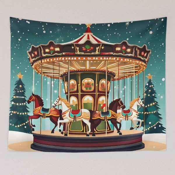 Item preview, Christmas Carousel - Winter Magic designed and sold by Fab-Haven.