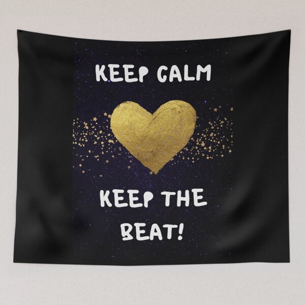 Item preview, Keep calm and keep the beat! designed and sold by eviolni.