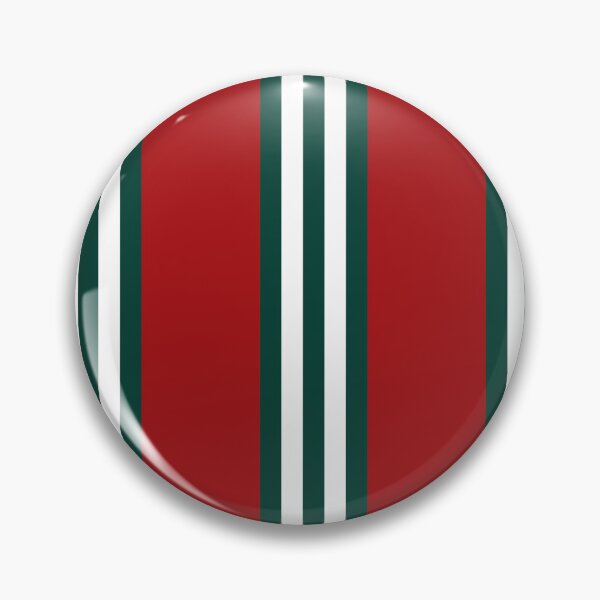 Item preview, Pine Green & White Stripes on Red designed and sold by PSCSCo.