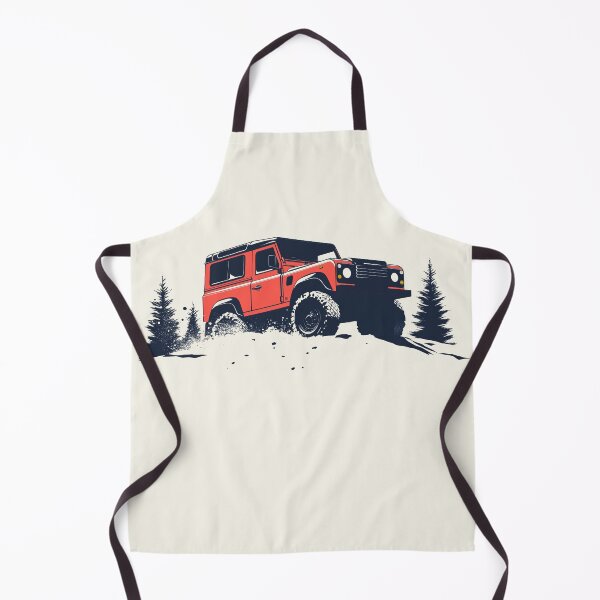 Item preview, Red D90 Vintage 4x4 In snow designed and sold by blackdogshop.