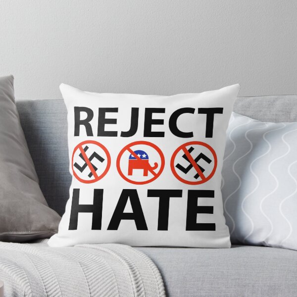 Item preview, Reject hate  designed and sold by Rachel the Artist .