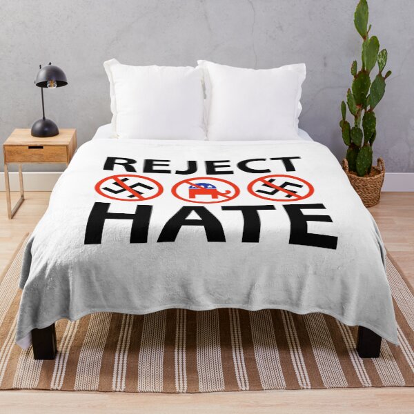 Item preview, Reject hate  designed and sold by Rachel the Artist .