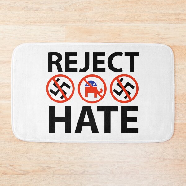 Item preview, Reject hate  designed and sold by Rachel the Artist .