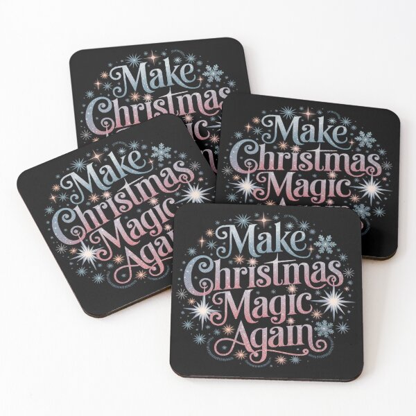 Item preview, Make Christmas Magic Again | Enchanted Holiday Design designed and sold by cabana.space.