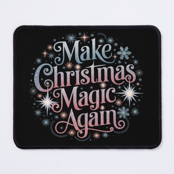 Item preview, Make Christmas Magic Again | Enchanted Holiday Design designed and sold by cabana.space.