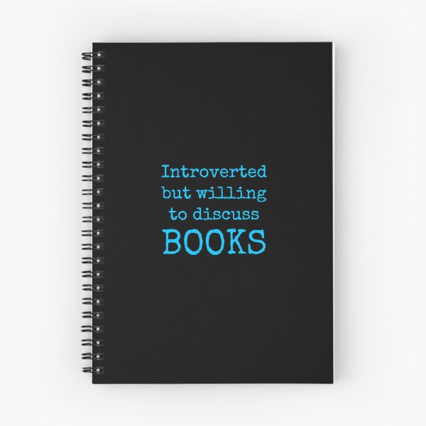 Item preview, Introverted but willing to discuss books designed and sold by Inspirationmotivation.