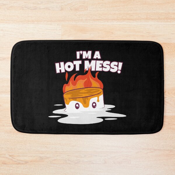 Item preview, I'm a hot mess - melting marshmallow designed and sold by messy-nessie.