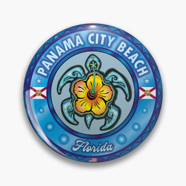 Item preview, Panama City Beach FL Florida sea turtle hibiscus designed and sold by studioss76.