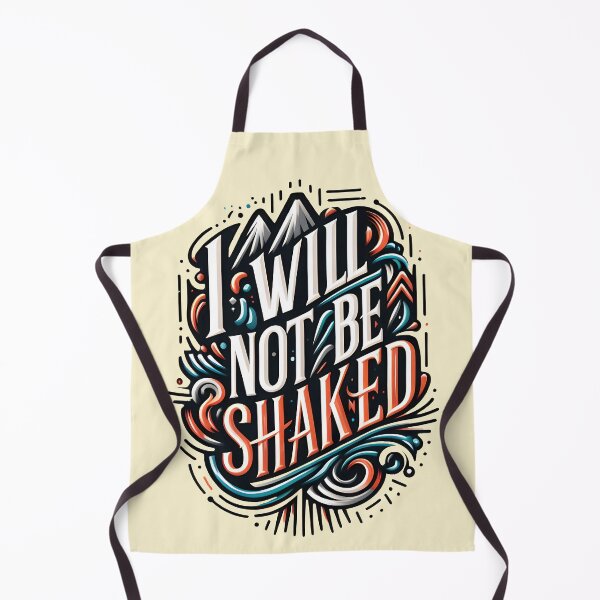 Item preview, I Will Not Be Shaken, typography designed and sold by maxmaj.