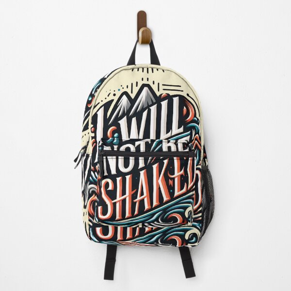 Item preview, I Will Not Be Shaken, typography designed and sold by maxmaj.