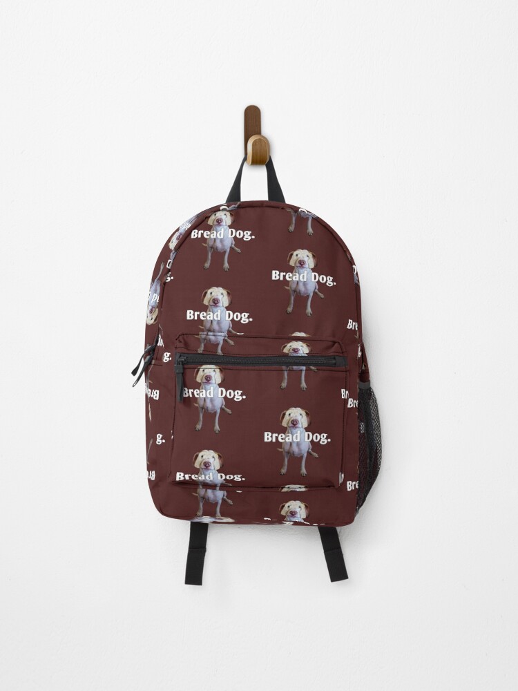 Thumbnail 1 of 3, Backpack, Bread Dog designed and sold by JandJS.