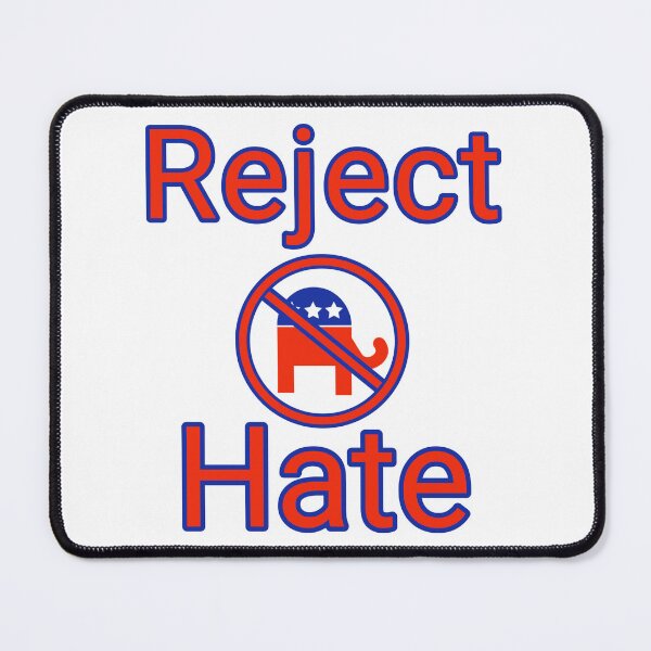 Item preview, Reject hate anti Trump design  designed and sold by Rachel the Artist .