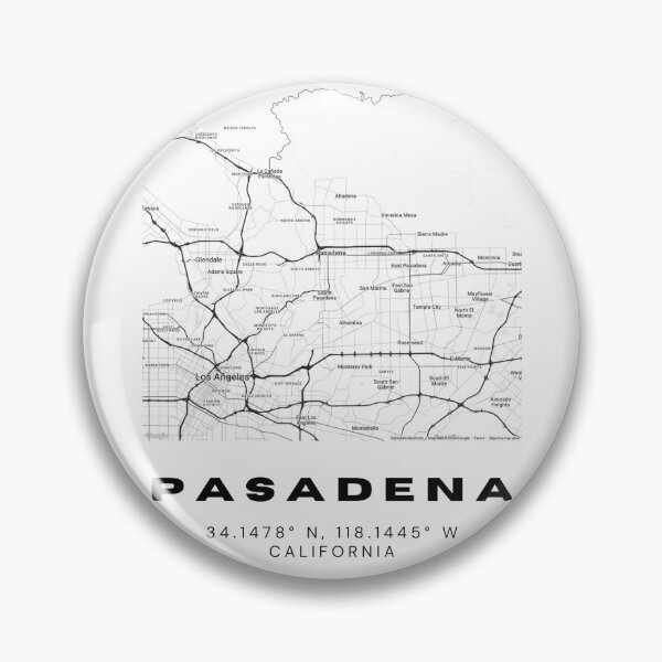 Item preview, Minimalist Pasadena Map Art - California City Coordinates Design designed and sold by RM-Journey.