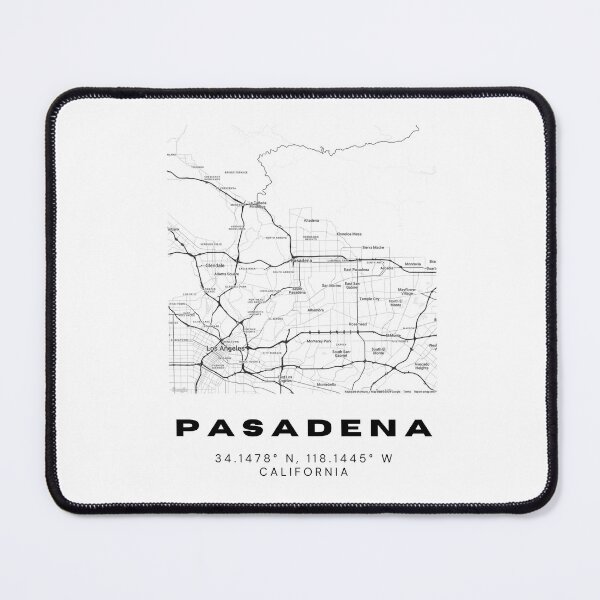 Item preview, Minimalist Pasadena Map Art - California City Coordinates Design designed and sold by RM-Journey.