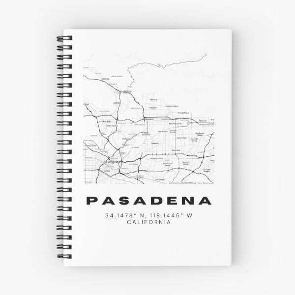 Item preview, Minimalist Pasadena Map Art - California City Coordinates Design designed and sold by RM-Journey.