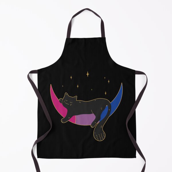 Item preview, Bisexual Cat Moon Space LGBT Pride Flag designed and sold by Clara Hollins.