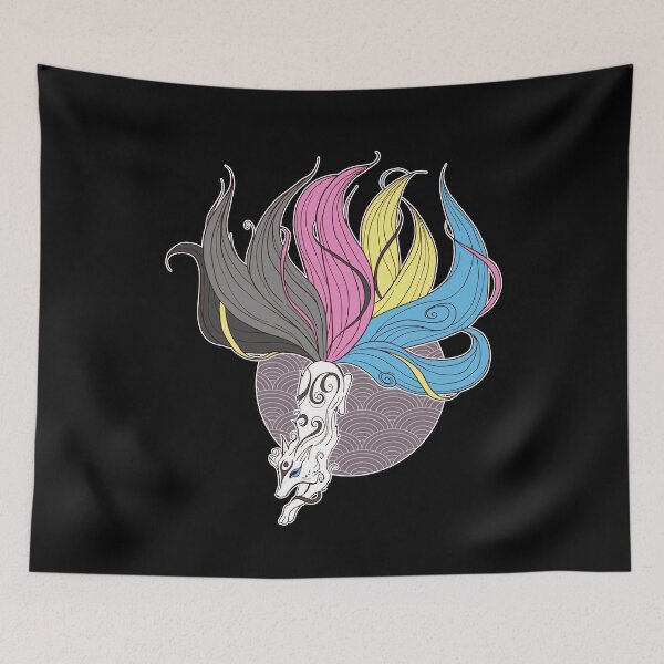 Item preview, Polygender Kitsune LGBT Pride Flag designed and sold by Clara Hollins.