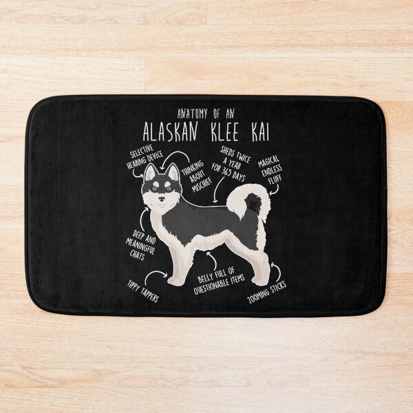 Item preview, Alaskan Klee Kai Black Dog Anatomy designed and sold by Clara Hollins.