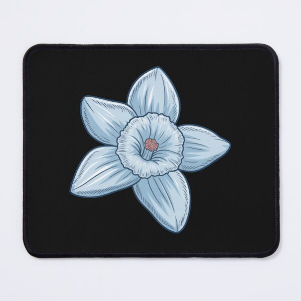 Item preview, Frosted Daffodil Winter Flower Print Botanical Art designed and sold by cabana.space.