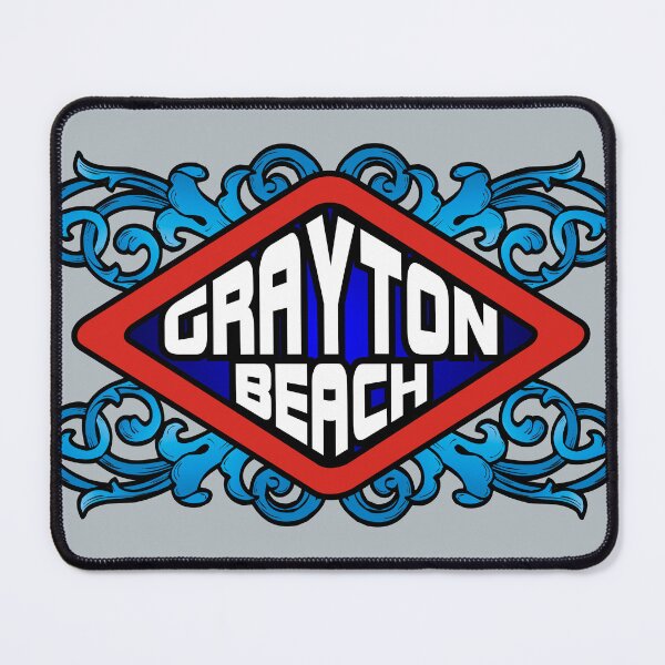 Item preview, Grayton Beach FL Florida emblem retro sign designed and sold by studioss76.