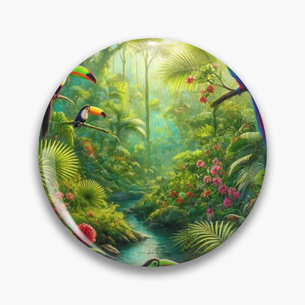 Item preview, RAINFOREST TROPICAL VIBES designed and sold by Dream Bloom Gallery.