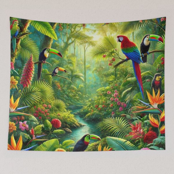 Item preview, RAINFOREST TROPICAL VIBES designed and sold by Oonward2021.