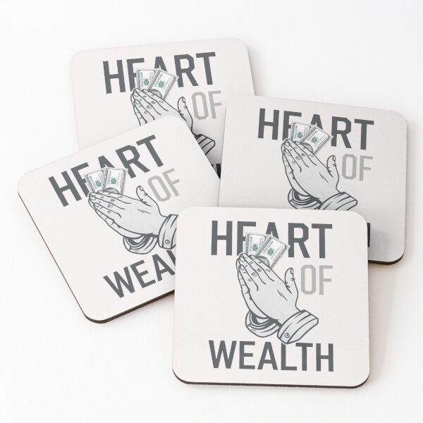 Item preview, Heart of Wealth T-Shirt – Minimalist Praying Hands with Dollar Bill Design, Inspirational Money Logo, Simple Outline Art on White Background designed and sold by benjyjump.