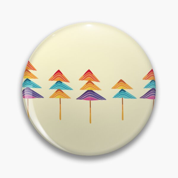 Item preview, Retro Abstract Forest Illustration Print designed and sold by Jaydennnn3.