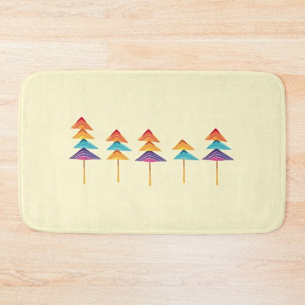 Item preview, Retro Abstract Forest Illustration Print designed and sold by Jaydennnn3.